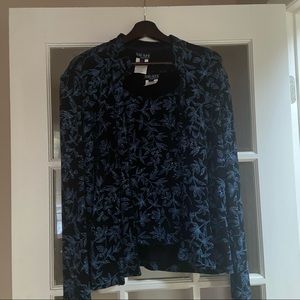 Women’s Blue Sparkle Jacket / Tank Top size Large